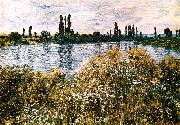 Claude Monet By the Seine near Vetheuil France oil painting reproduction